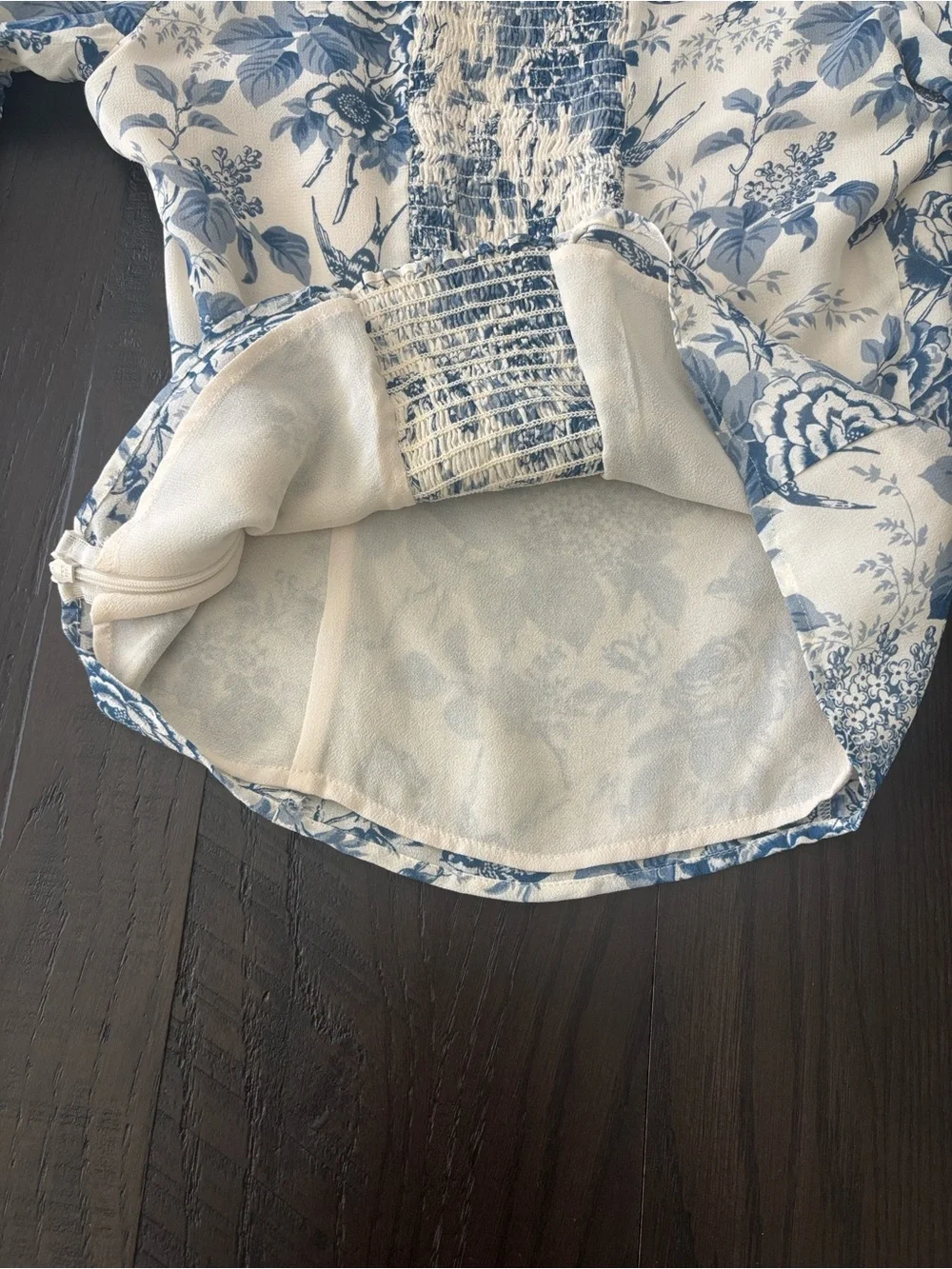 Reformation Constance Floral Print Puff Sleeve Top